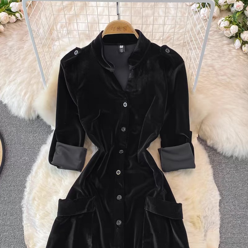 The moment is mine suede dress FD54 images